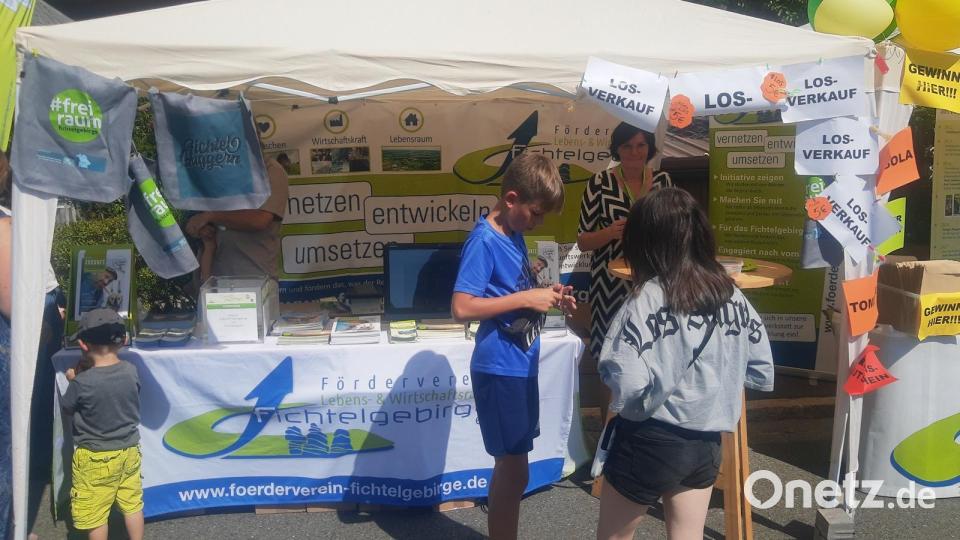 Der Förderverein Fichtelgebirge informierte an einem eigenen Stand. Bild: ld