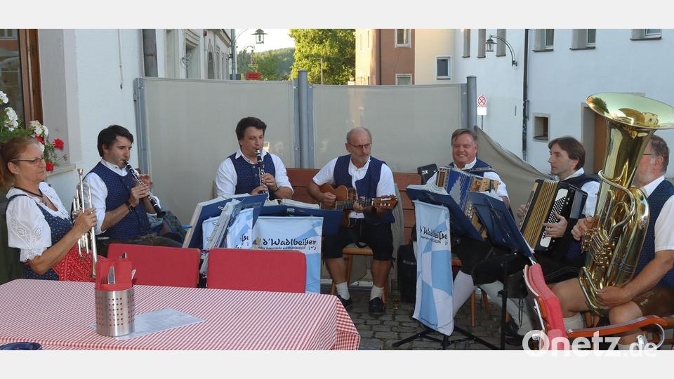 D´Wadlbeißeraus Regensburg bespielten den Bayerischen Hof. Sie haben es drauf und haben auch schon drei CDs heraus gebracht. Bild: mfh