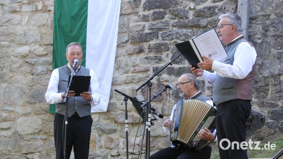 Der Murachtaler Dreigesang umrahmt den Festgottesdienst. Bild: frd