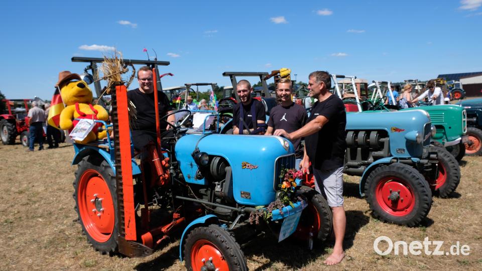 Auf riesiges Echo stieß das Traktoren-Oldtimertreffen. Bild: do