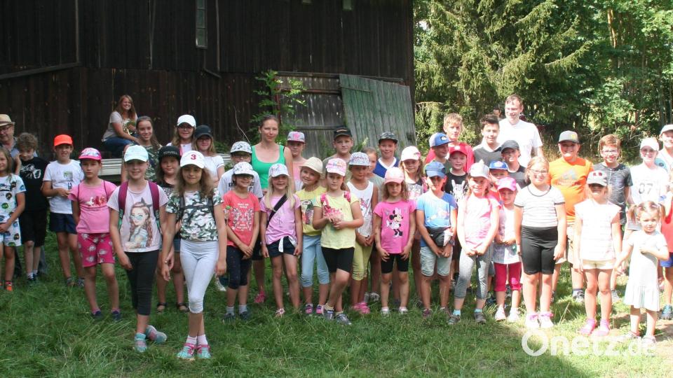 Die Teilnehmer am Ferienprogramm verbrachten einen unvergesslichen Tag in der Natur mit einer Schnitzeljagd. Bild: lep