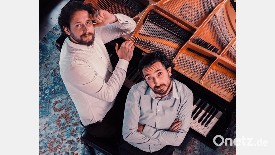 Das &quot;VoDoo Piano Duo&quot; gastiert am Donnerstag, 18. August, in Brand. Bild: VooDoo Piano Duo/exb