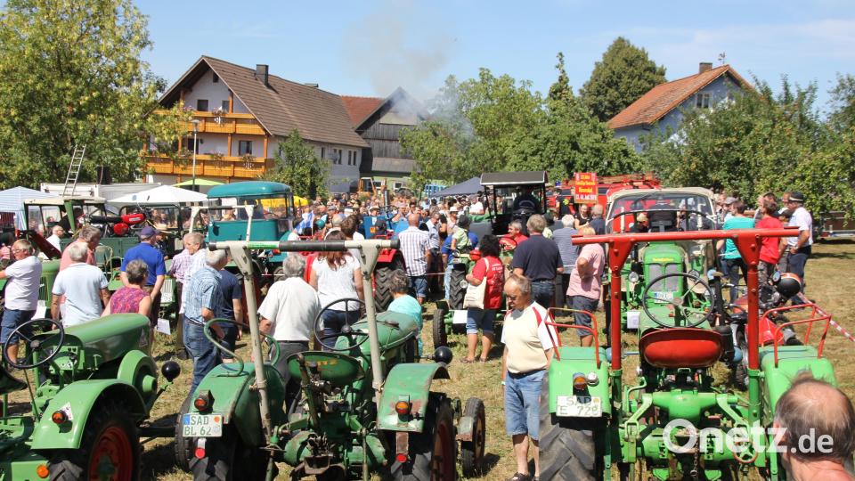 So wird es auch am 28. August wieder in Gartenried beim 11. Oldtimer-Treffen sein. Oldies, soweit das Auge reicht. Bild: frd