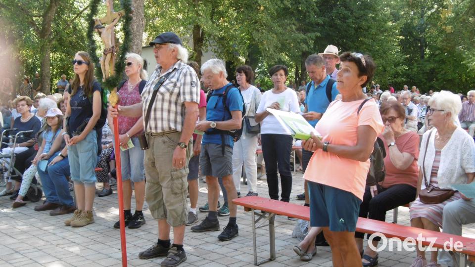 Die Pilgergruppe aus Ursulapoppenricht mit Vorbeterin Daniela Spieß (rechts) Bild: mma
