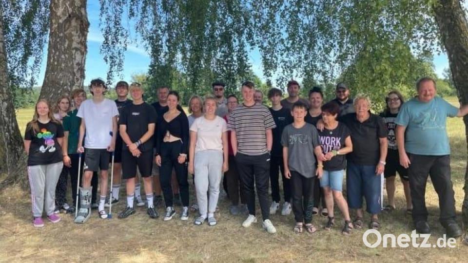 Die Teilnehmer am Zeltlager. Bild: soj