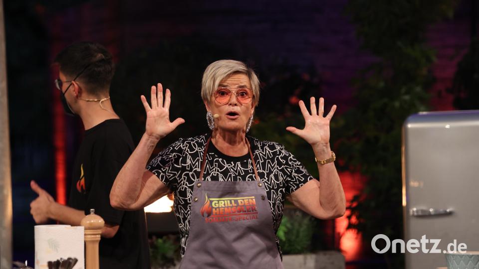 Fürstin Gloria von Thurn &amp; Taxis war zu Gast bei der Kochshow von Steffen Henssler. Bild: RTL / Frank W. Hempel