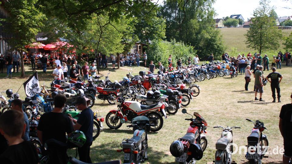 Zahlreiche Moped- und Mofafahrer treffen sich am Sonntag in Oberbibrach. Bild: edo