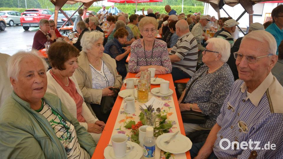 Etwa 140 Senioren kamen zum Grillnachmittag der Stadt Waldershof zum Hammerrang. Bild: jr