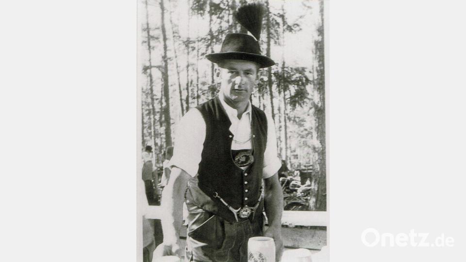 Gründer der Trachtler: Josef Herrmann. Archivbild: Hans Grieger