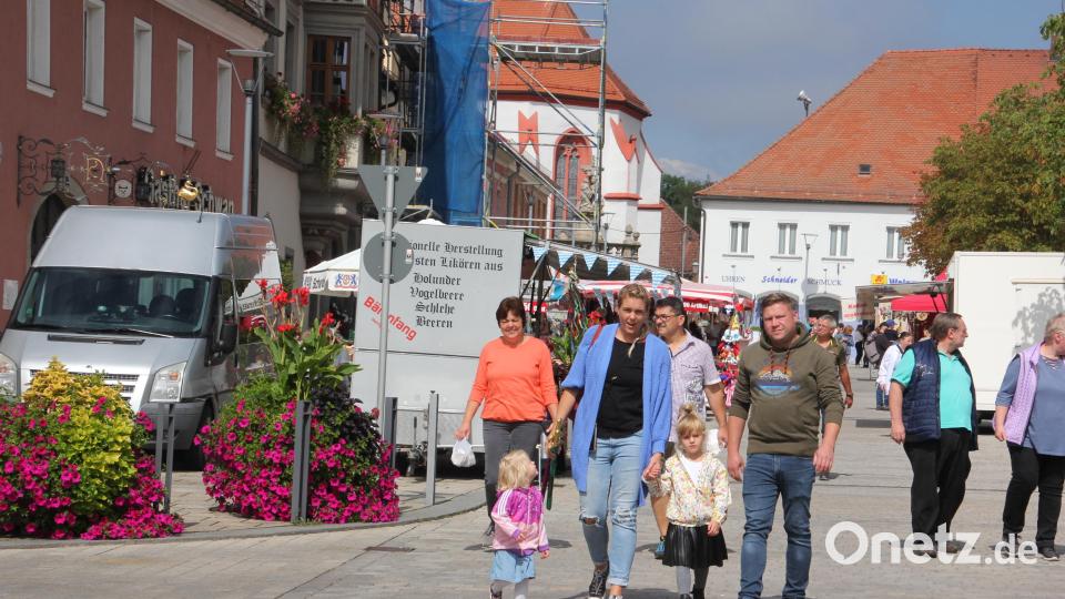 Am Sonntag stieg der Tirschenreuther Herbstmarkt. Bild: kro