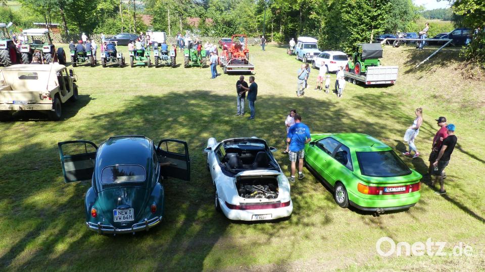 Aufpoliert standen die Autos auf dem Ausstellungsgelände Bild: sl