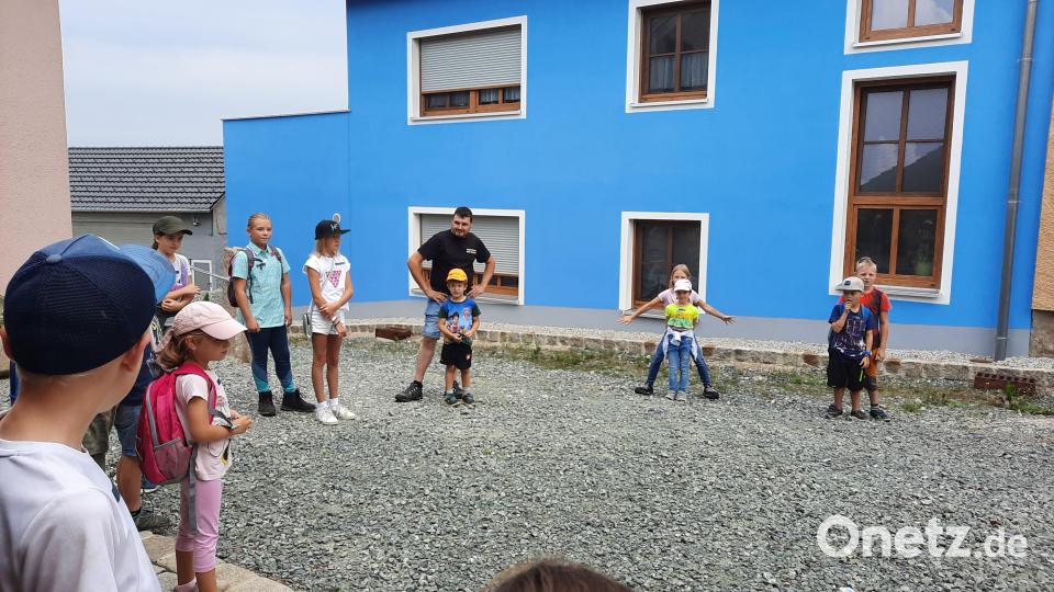 Die Kinder machten sich auf die Suche nach dem Schatz des Königreiches &quot;Hauxdorfia&quot;. Bild: fks