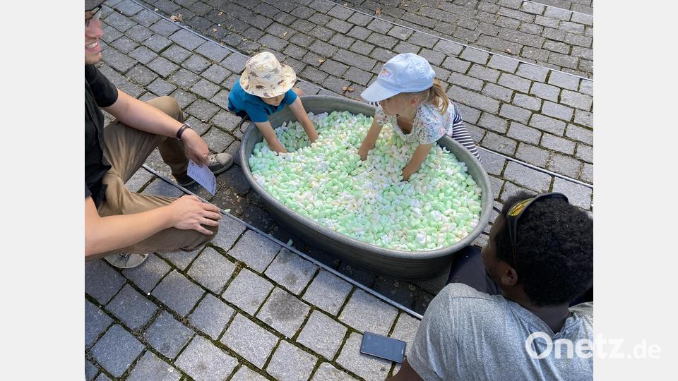Irgendwo müssen die zwei Tennisbälle doch sein!? Bild: aub