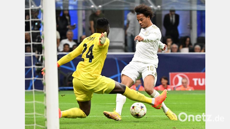 Leroy Sané (r) lieferte im Champions-League-Spiel gegen Inter Mailand eine starke Leistung ab. Bild: Sven Hoppe/dpa