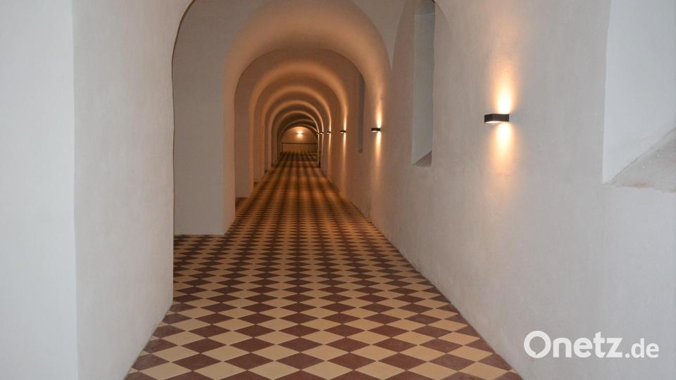 Blick in die Gruft unterhalb der Waldsassener Basilika. Bild: jr