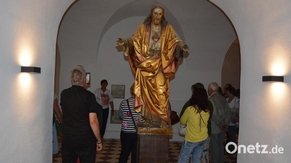 Eine beeindruckende Jesus-Figur in der Gruft. Bild: jr