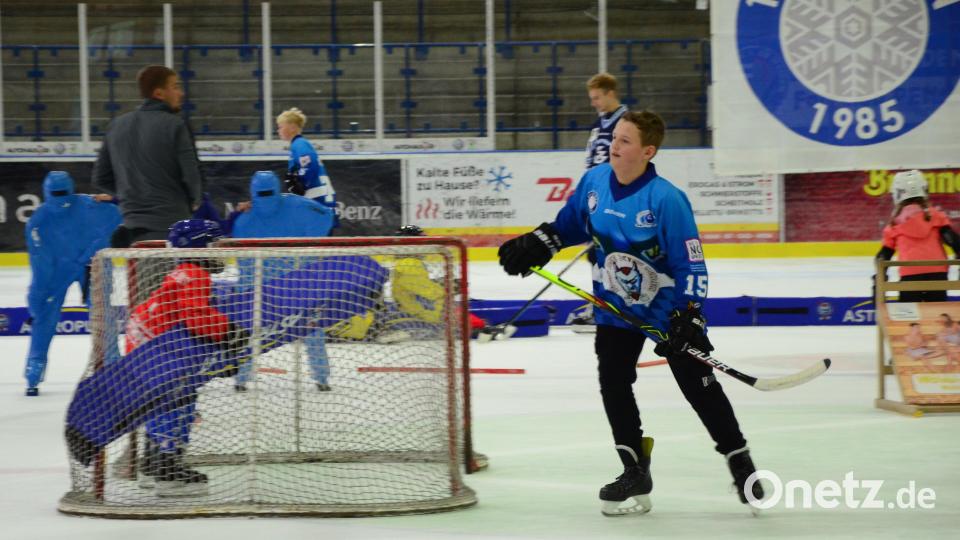 "Kids-Day" beim 1. EV Weiden. Bild: Kunz