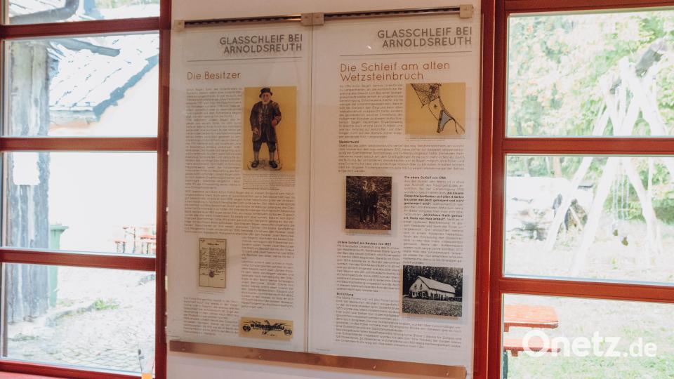 Die Informationstafeln im Museum enthalten Informationen, die Heimatforscher Adalbert Busl gesammelt hat. Bild: sfo