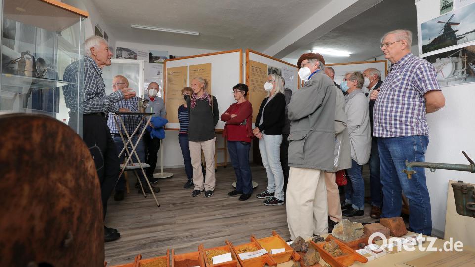 Am Tag des offenen Denkmals bot sich zum letzten Mal die Gelegenheit, in Neukirchen die Ockerstube zu besichtigen. Bild: Wolfgang Steinbacher