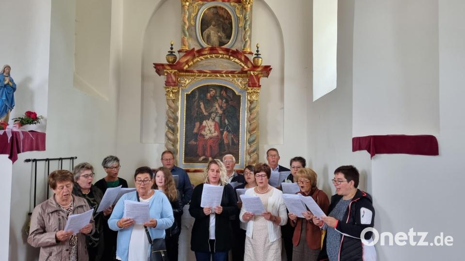 Der Kirchenchor „St. Wolfgang“ unter der Leitung von Alexander Hecht übernahm die musikalische Gestaltung. Bild: Alexander Hecht/exb