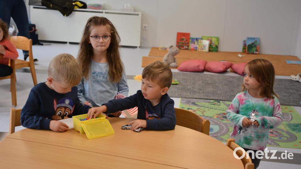 Helle und freundliche Gruppenräume sind im Container-Kinderhaus entstanden. Bild: jr