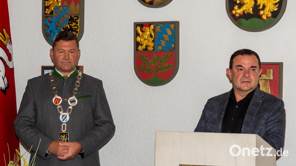 Grußwort von Pfarrer Konrad Amschl. Bild: wms