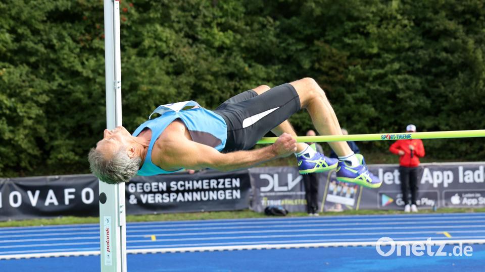 Manfred Ziegler holte sich den deutschen Meistertitel im Hochsprung. Bild: Kiefner