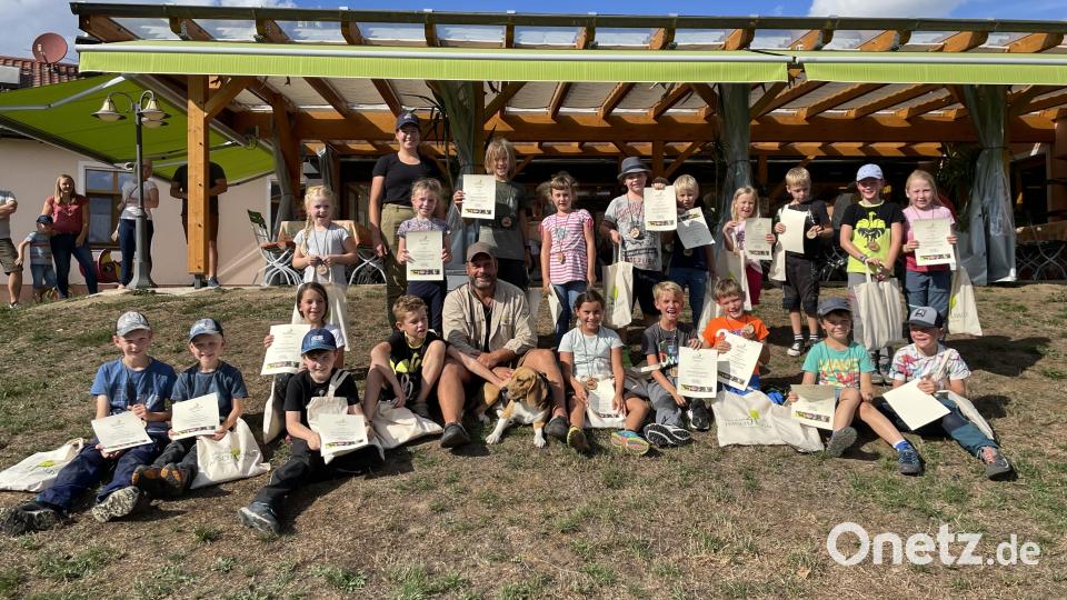 Nach der Siegerehrung gibt es nur Gewinner. Bild: Isabel Lautenschlager, Naturpark Hirschwald