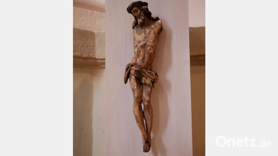 Die Figur des &quot;Geschändeten Heilands&quot; wird seit 1951 in der Basilika aufbewahrt und als Gnadenbild verehrt. Bild: hmr