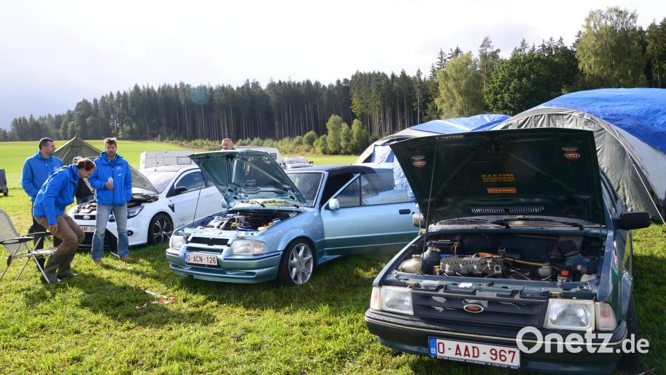 Die Fordfans aus Belgien hatten die weiteste Anreise. Bild: bey