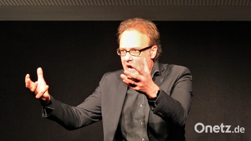 René Sydow teilt in seinem Programm &quot;Heimsuchung&quot; ziemlich aus Bild: stg