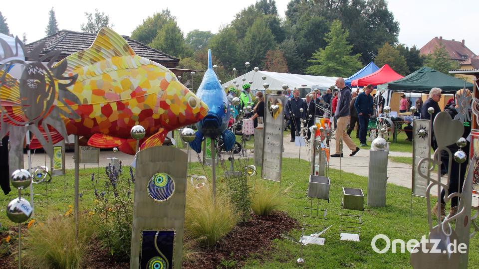 Kulinarik, Kunst und natürlich auch der Phantastische Karpfenweg lockten nach Kemnath. Bild: stg