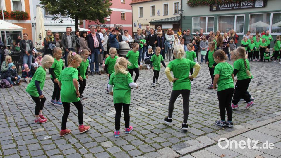 Die Tanzgruppen der &quot;Grün-Weißen&quot; zeigten, dass sie für die &quot;närrische Jahreszeit&quot; gut gerüstet sind. Bild: frd