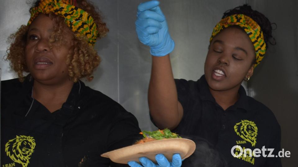 Bei der afikanischen Küche kamen auch Vegetarier auf ihre Kosten. Bild: rgr