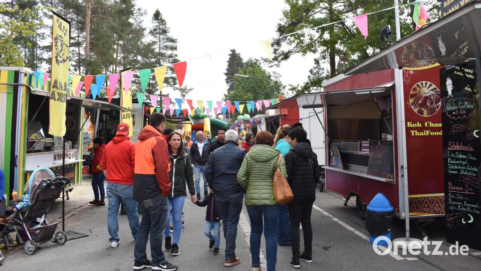 Impressionen vom 1. Streetfood-Festival beim Städtischen Waldbad in Grafenwöhr. Bild: rgr