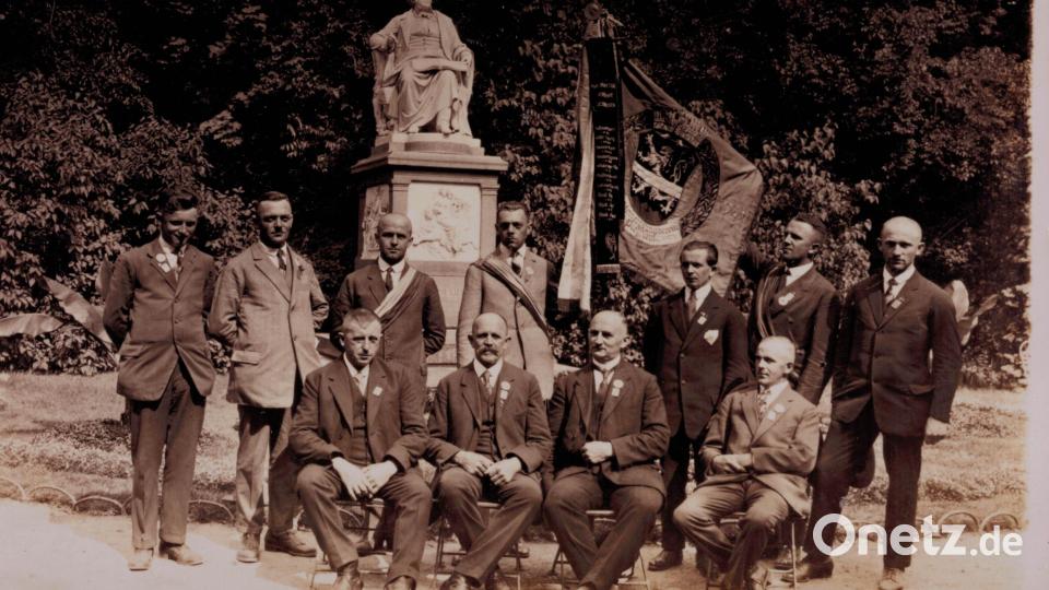Die Pleysteiner Sänger nahmen im Juli 1928 am Deutschen Sängerbundfest in Wien teil. Bild: MGV Pleystein/exb