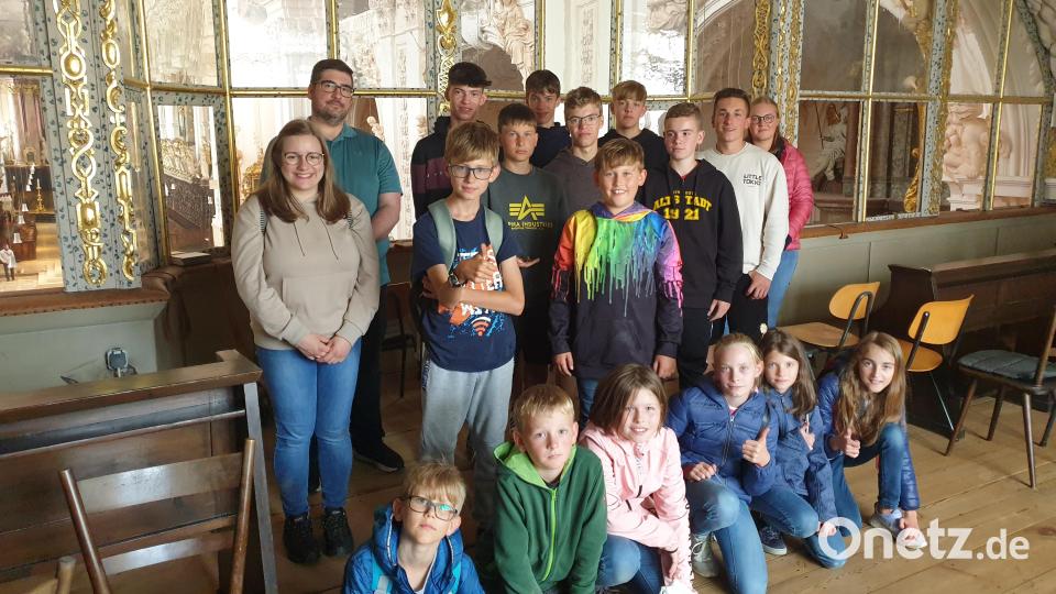 Besuch der Ministranten in der Basilika Waldsassen. Bild: Pfarrei Wiesau/exb