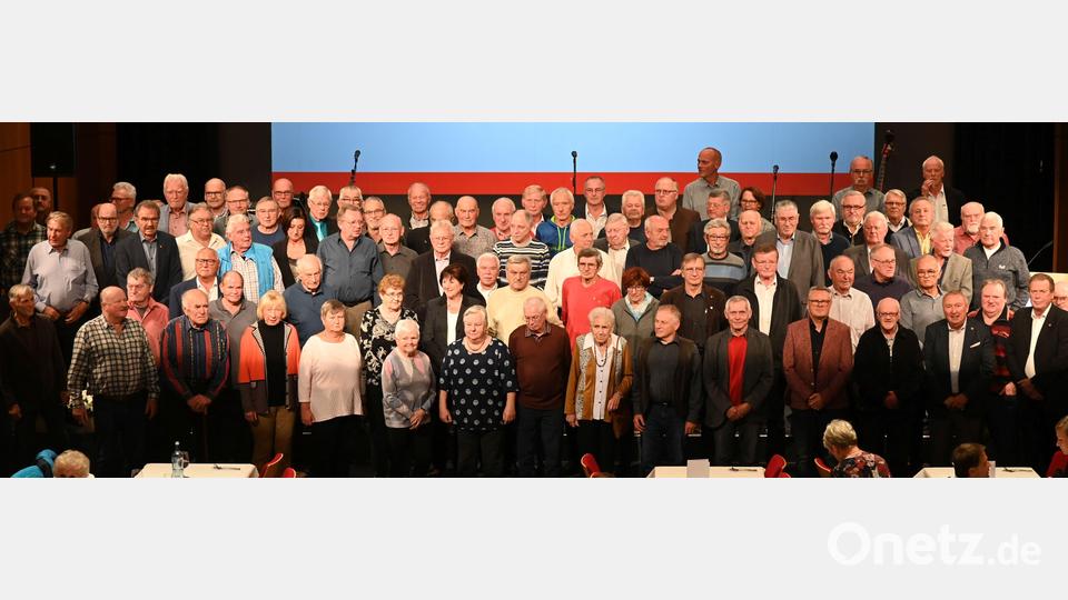 Die Geehrten der IG Metall für 50 Jahre Mitgliedschaft. Bild: gf