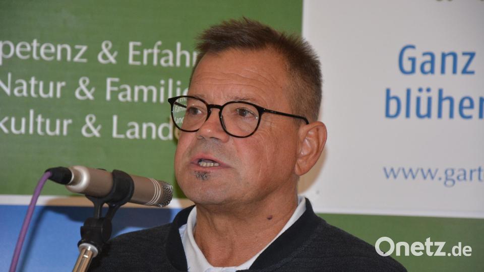 Kreisfachberater Harald Schlöger lieferte den Jahresbericht. Bild: jr