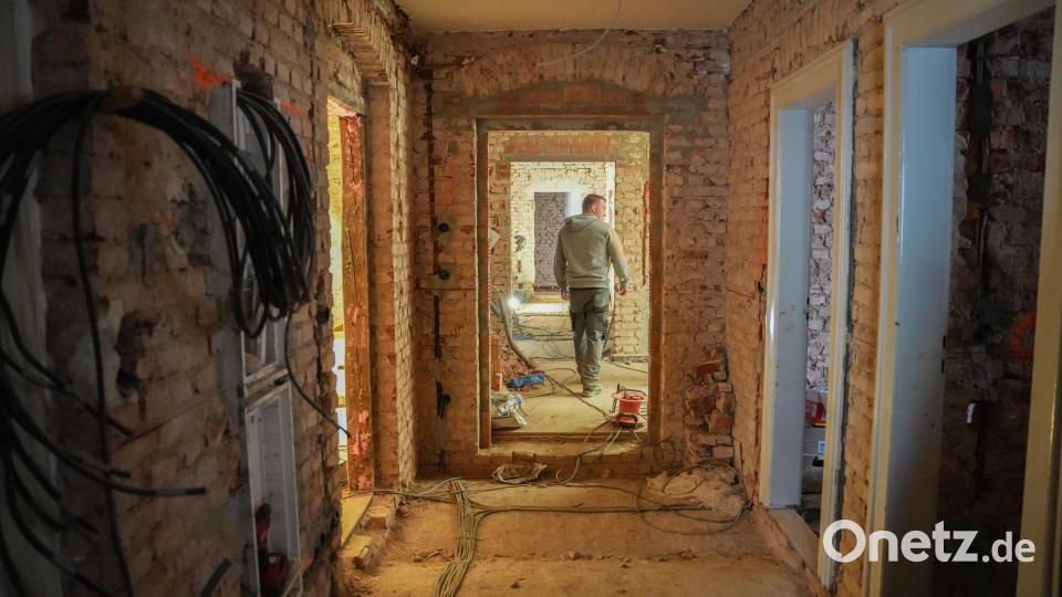 Das Haus in der Schweigerstraße 1 ist aktuell ein Rohbau. Bild: Marco Meier