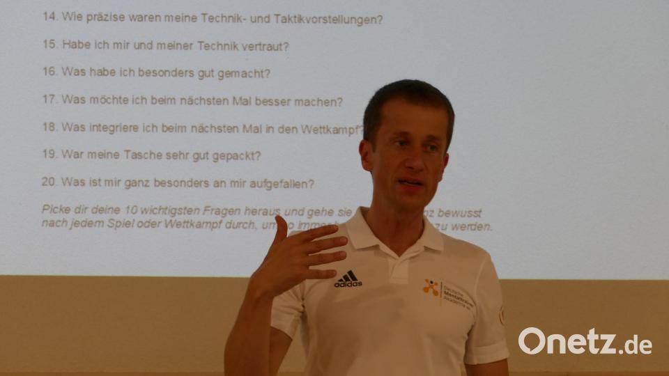 Markus Koch hatte viele Tipps zur mentalen Stärkung im Sport. Bild: rwo