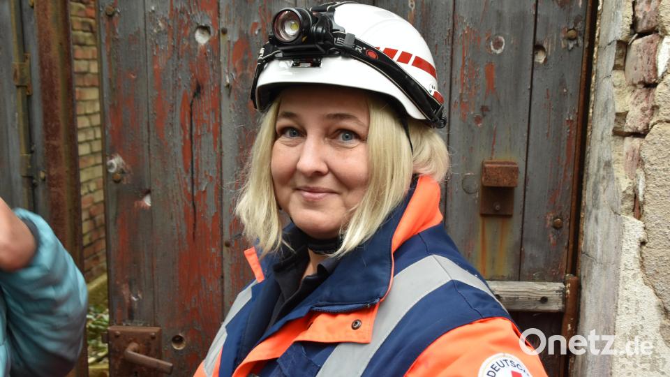 Melanie Dirscherl, die Leiterin der Weidener BRK-Rettungshundestaffel. Bild: hcz