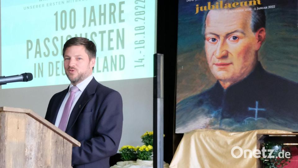Bürgermeister Peter Neumeier dankte im Grußwort für das konstruktive Miteinander von Kommune und Kloster Bild: mab