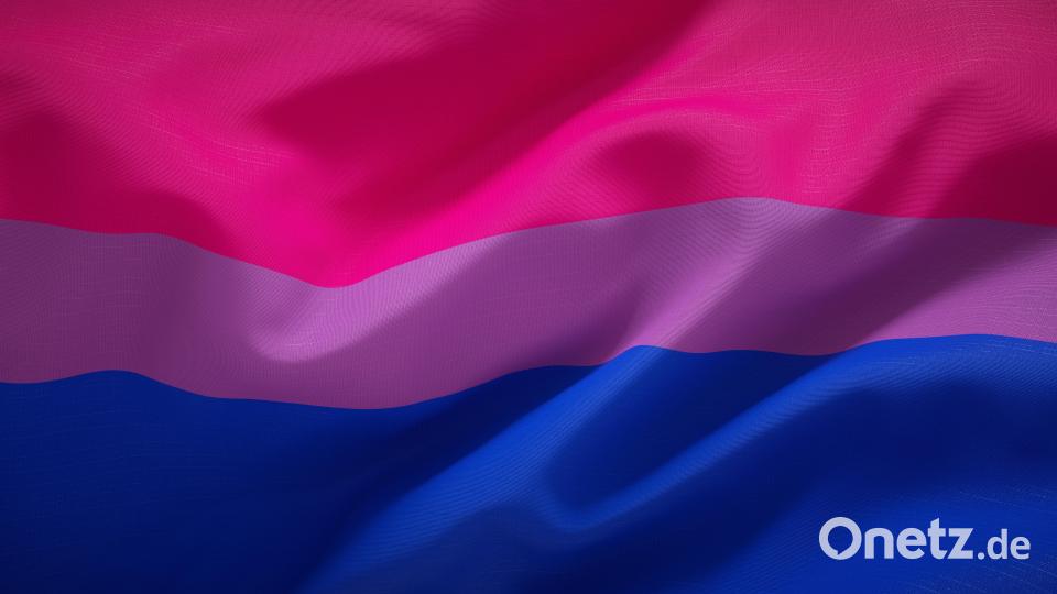 Die Bisexual Pride Flagge. Diese wurde 1988 von Micheal Page entworfen, um der bisexuellen Community ein eigenes Symbol und mehr Sichtbarkeit in der Gesellschaft zu geben. Bild: Negro Elkha/Adobe Stock