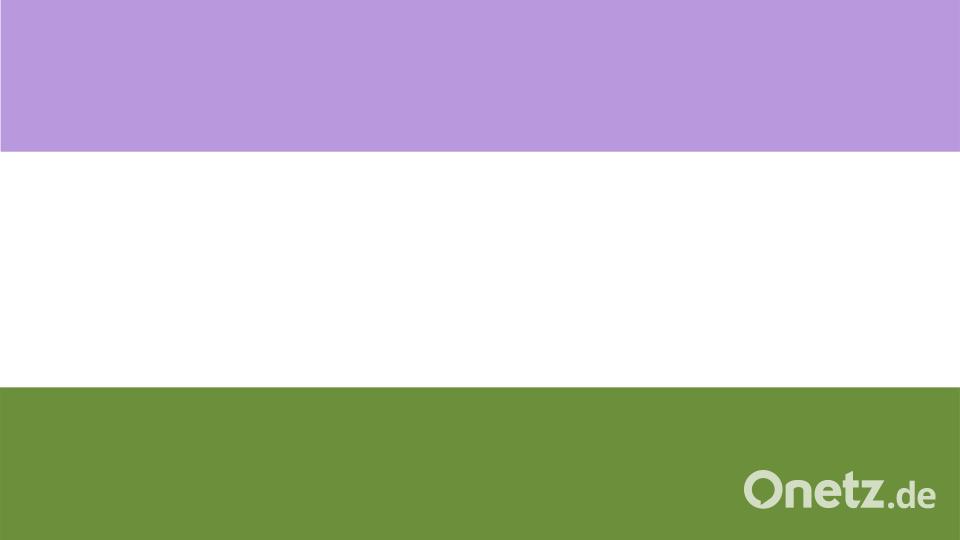 Die Genderqueer Pride Flagge. Genderqueer ist ein Überbegriff für Menschen, die nicht in die geschlechterbinäre Norm passen, kann aber auch die Geschlechtsidentität von Menschen beschreiben, die sich sowohl als Frau und Mann (gleichzeitig oder abwechselnd) oder weder als Frau noch als Mann identifizieren. Bild: Jorge Corcuera/Adobe Stock