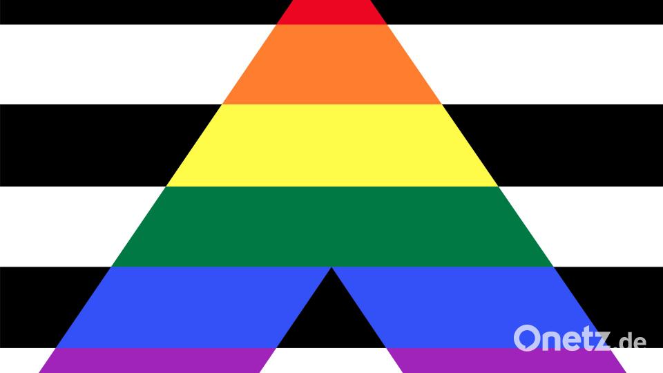 Die Straight Ally Flagge. Diese Flagge bezieht sich auf Personen, die sich als heterosexuell identifizieren und die LGTBQIA*+ Community und ihre Aktivitäten unterstützten. Bild: Jorge Corcuera/Adobe Stock