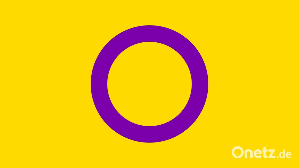 Die Intersex Pride Flagge. Inter/Intergeschlechtlichkeit bedeutet dass das körperliche Geschlecht (Genitalien oder Chromosomen) nicht der medizinischen Norm entspricht und nicht eindeutig “männlich” oder “weiblich” zugeordnet werden kann, sondern sich auf einem Spektrum bewegt. Diese Pride Flag für Inter*Personen wurde 2013 von der Organisation “Organisation Intersex International Australia” designt. Bild: Jorge Corcuera/Adobe Stock