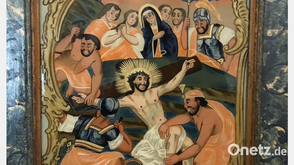 Ein Blick auf den Kreuzweg: Hier die elfte Station. Bild: amö