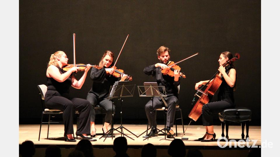 Das Barbican Quartet sorgt für einen grandiosen Auftakt der neuen Saison der Weidener Meisterkonzerte. Bild: stg