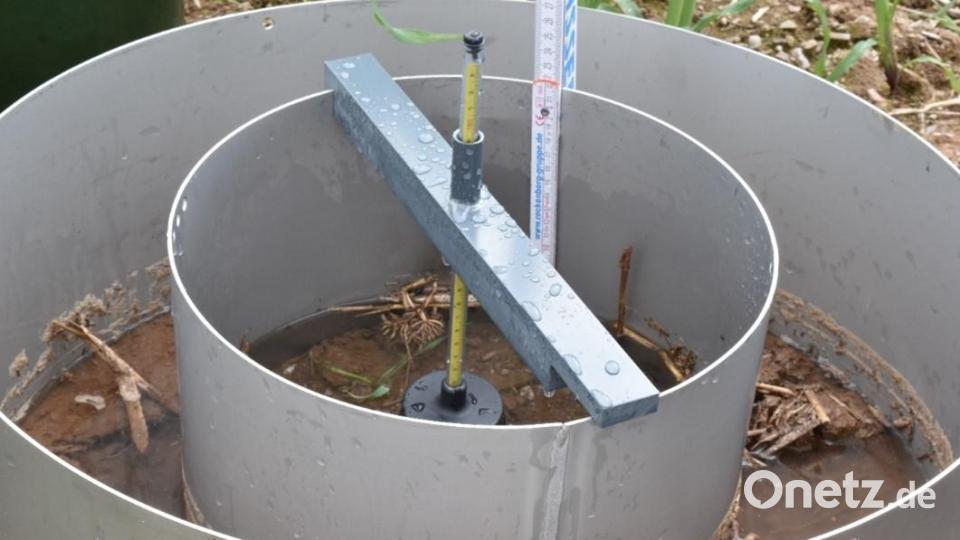 Der Aufbau eines Infiltrationsversuchs. Bild: ak